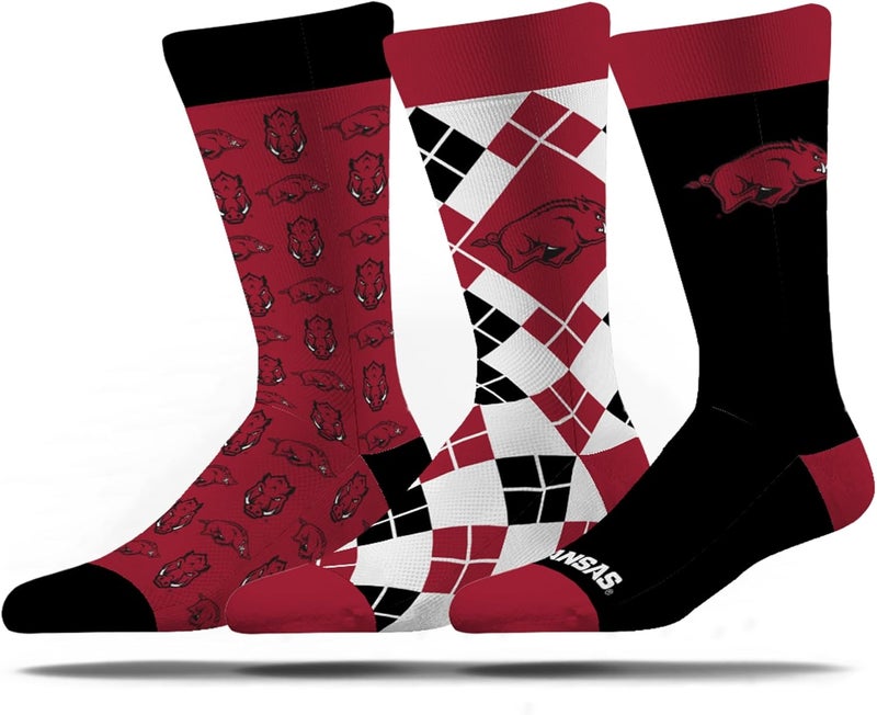Strideline Store Mens NCAA Dress Socks- The Executive 3 Pack-One Size Fits Most - Image 1